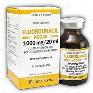 Fluorouracil - Kocak I.V. Injection Icin Solution Iceren Vial 1000 Mg