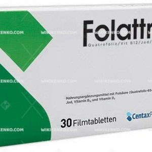 Folattro Folat, Vitamin D3, Vitamin B12, Iyot Iceren Takviye Edici Gida