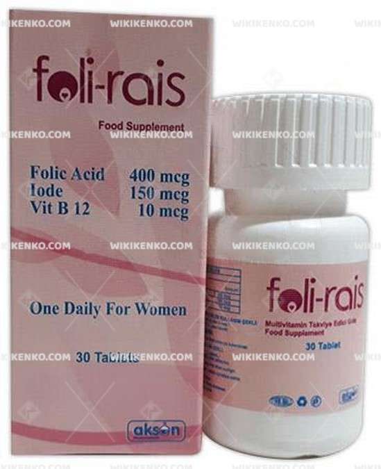 Folirais Folik Asit - Iyot - Vitamin B12 Takviye Edici Gida