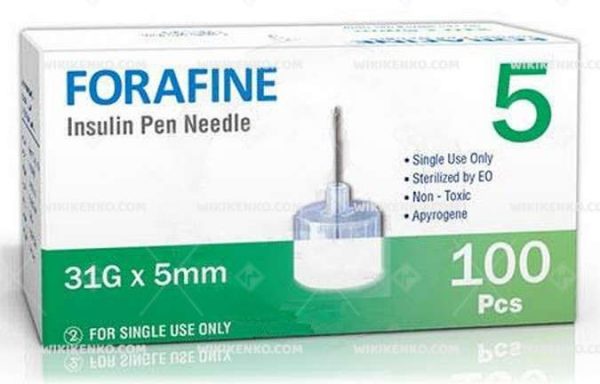 Forafine Insulin Kalem Needle 5 Mm (31G)