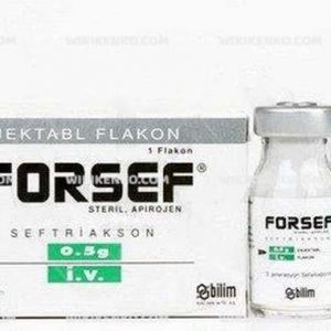 Forsef I.V. Injection Powder Iceren Vial  0.5 G