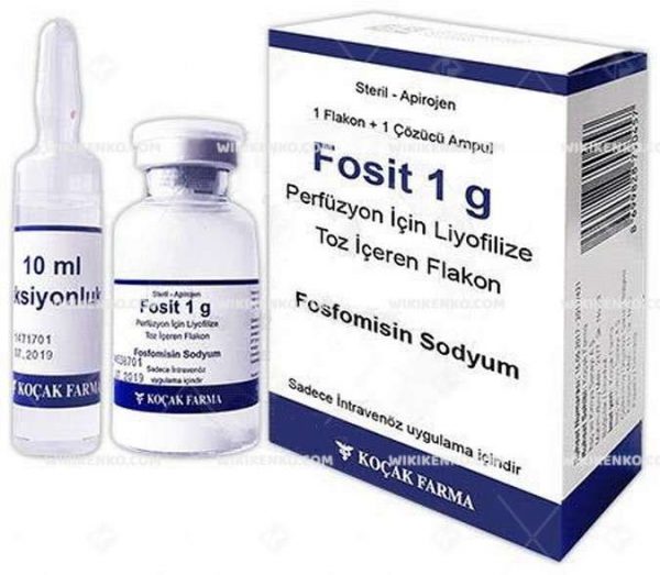 Fosit Iv Perfuzyon Icin Liyofilize Powder Iceren Vial 1G