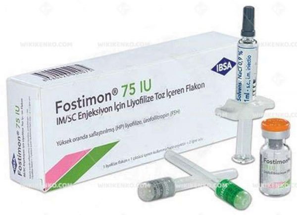 Fostimon I.M./S.C. Injection Icin Liyofilize Powder Iceren Vial + Cozucu Iceren Kullanima Hazir Enj. 75