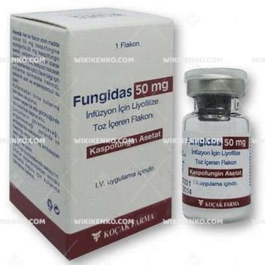 Fungidas Infusion Icin Liyofilize Powder Iceren Vial 50 Mg | WikiKenko