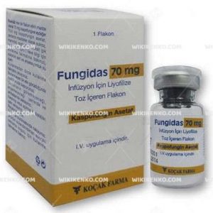 Fungidas Infusion Icin Liyofilize Powder Iceren Vial  70 Mg