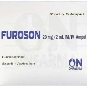 Furoson Im/Iv Injection Solution Iceren Ampul   20 Mg/2Ml