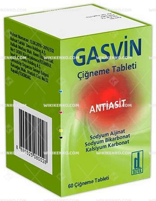 Gasvin Chewable Tablet
