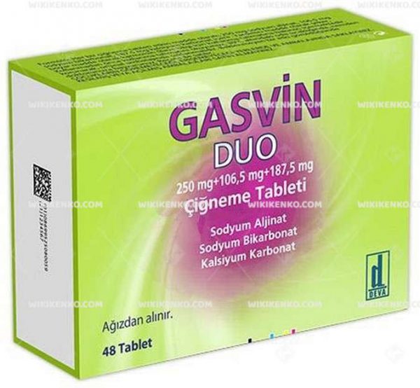 Gasvin Duo Chewable Tablet