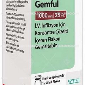 Gemful I.V. Infusion Icin Konsantre Solution Iceren Vial 1000 Mg