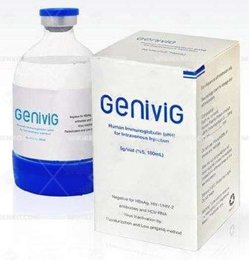 Genivig Human Immunoglobulin Iv Infusion Icin Solution Iceren Vial