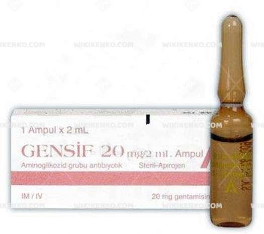 Gensif Ampul 20 Mg/2Ml