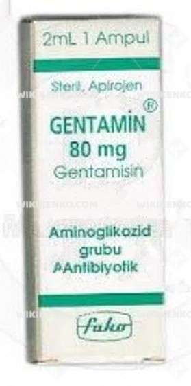 Gentamin Ampul 80 Mg/2Ml