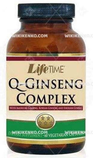 Life Time Ginseng Complex Veggie Capsule