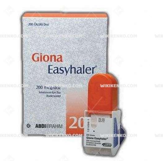 Giona Easyhaler Inhalation Icin Powder 200 Mcg