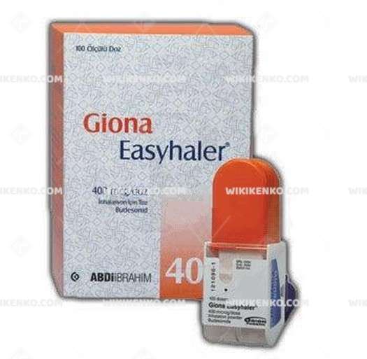 Giona Easyhaler Inhalation Icin Powder 400 Mcg