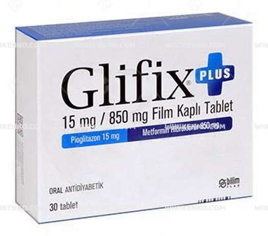 Glifix Plus Film Coated Tablet 15 Mg/850Mg