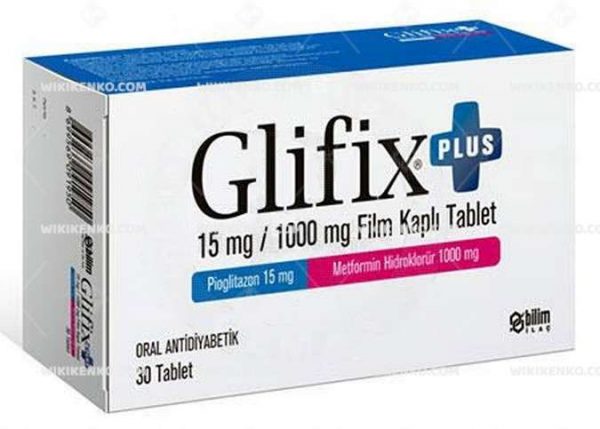 Glifix Plus Film Coated Tablet 15 Mg/1000Mg