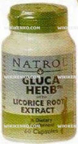 Gluca Herb With Llcorice Root Extract 60 Capsules