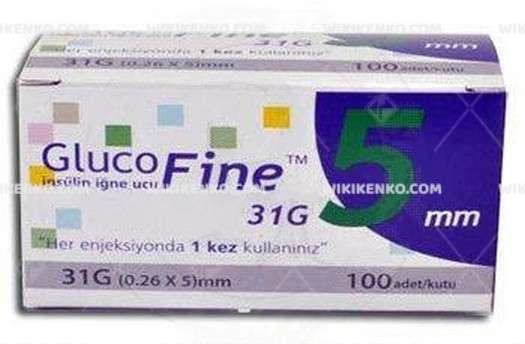 Glucofine Insulin Kalem Needle Ucu 5 Mm