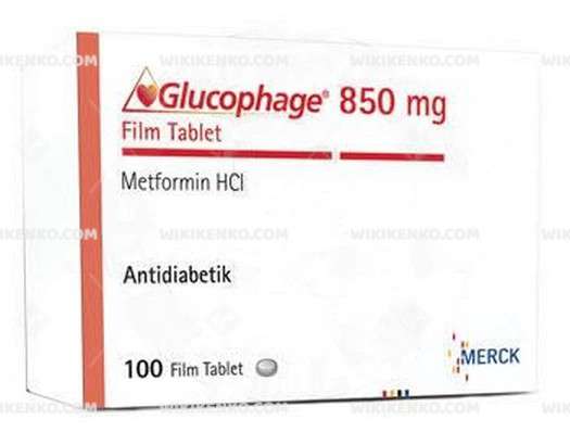 Glucophage Film Tablet 850 Mg