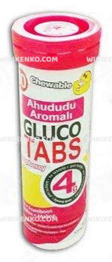 Glucotabs Chewable Tablet (Ahududu Aromali)