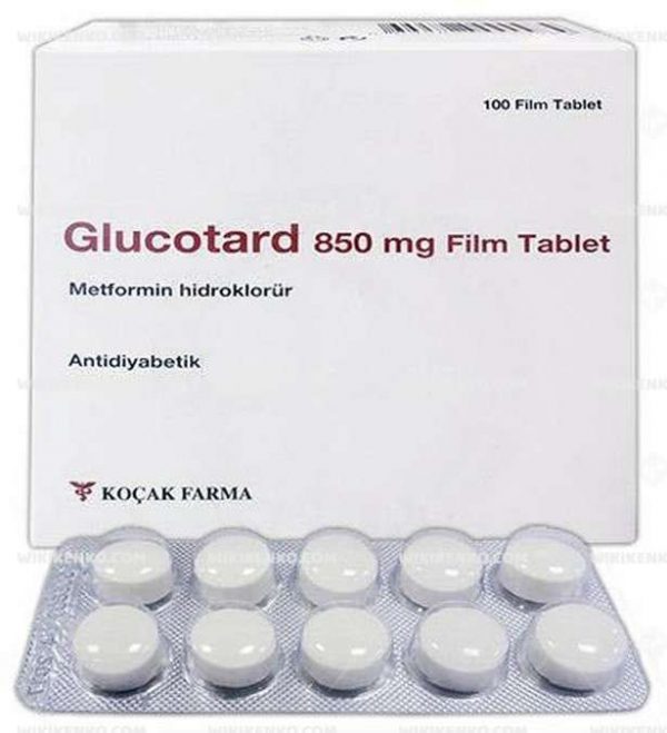 Glucotard Film Tablet 850 Mg