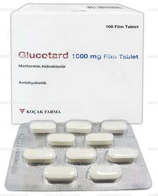 Glucotard Film Tablet 1000 Mg