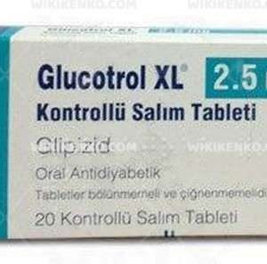 Glucotrol Xl Kontrollu Salim Tablet 2.5 Mg