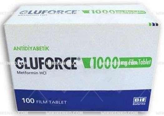 Gluforce Film Tablet 1000 Mg
