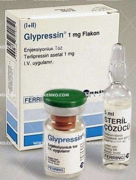 Glypressin Iv Injection Powder Iceren Vial Ve Cozucu Ampul