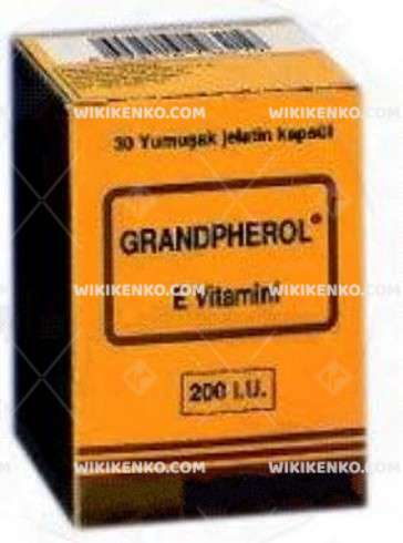 Grandpherol Soft Gelatin Capsule 200 Iu