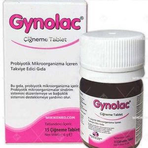 Gynolac Chewable Tablet Probiyotik Mikroorganizma Iceren Takviye Edici Gida