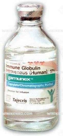 Gamunex - C Iv/Sc Injection Icin Solution Iceren Vial 100 Mg/Ml (25Ml)