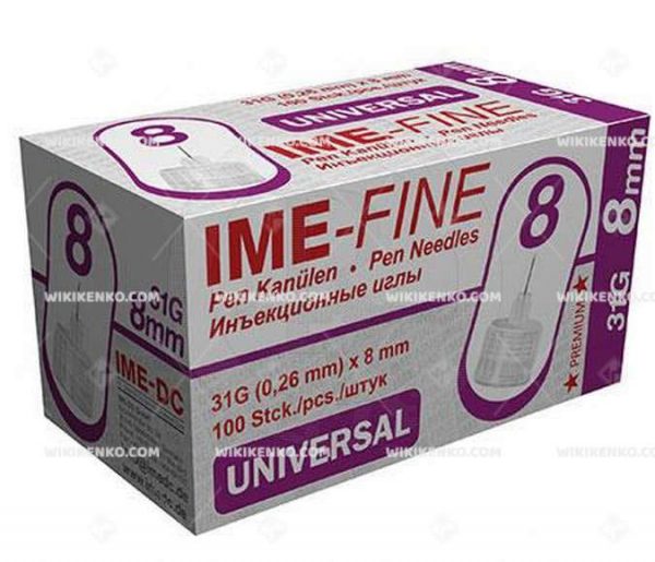 Ime - Fine Kalem Needle Ucu 8 Mm