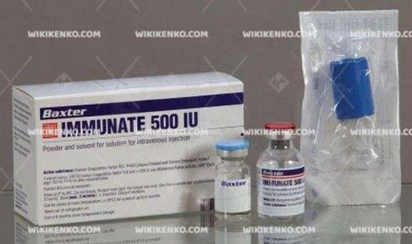 Immunate Iv Infusion Icin Liyofilize Powder Iceren Vial 1000 Ui
