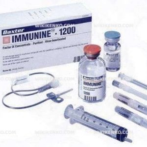 Immunine Iv Infusionluk Solution Icin Liyofilize Powder Iceren Vial  1200 Ui