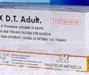 Imovax D.T. Adult Adsorbe Difteri Tetanoz Vaccine