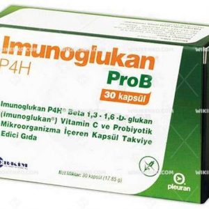 Imunoglukan P4H Prob Beta 1,3 – 1,6 – D – Glukan (Imunoglukan), Vitamin C Ve Probiyotik Mikroorganiz