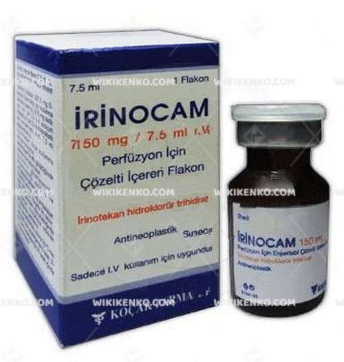 Irinocam Iv Perfuzyon Icin Injection Sterile Solution Iceren Vial 150 Mg/7.5Ml