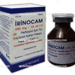 Irinocam Iv Perfuzyon Icin Injection Sterile Solution Iceren Vial 300 Mg/15Ml
