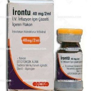 Irontu I.V. Infusion Icin Solution Iceren Vial 40 Mg/2Ml