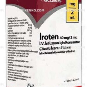 Iroten I.V. Infusion Icin Konsantre Solution Iceren Vial 40 Mg/2Ml