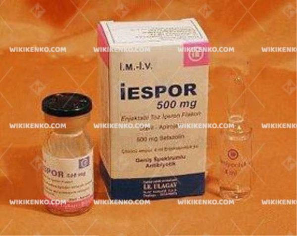 Iespor Injection Powder Iceren Vial I.M./I.V. 500 Mg