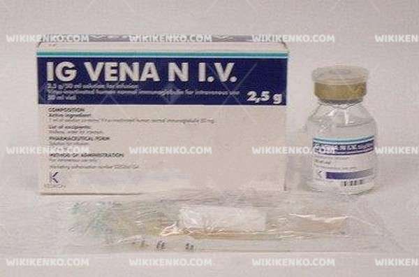Ig Vena Iv Infusion Icin Solution Iceren Vial 50 Ml