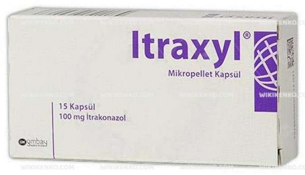 Itraxyl Mikropellet Capsule 100 Mg 15 Cap