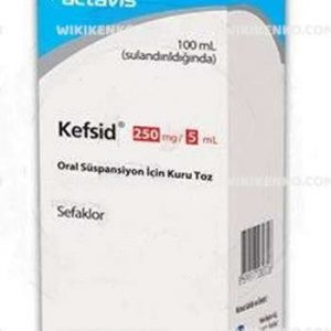 Kefsid Oral Suspension Icin Kuru Powder 250 Mg