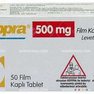 Keppra Film Coated Tablet  500 Mg
