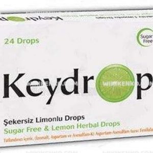 Keydrops Sekersiz Limonlu Drops
