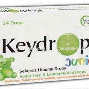 Keydrops Junior Sekersiz Limonlu Drops