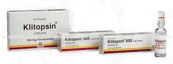 Klitopsin Im/Iv Ampul 600 Mg